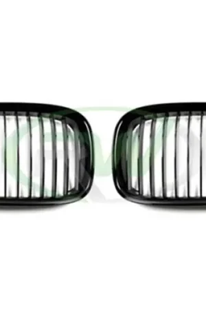 Money Back Guarantee BMW F01 F02 Gloss Black Grilles bmwf01002