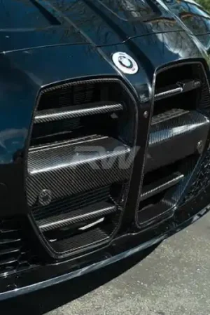 BMW G8X M3/M4 DTM Carbon Fiber Grille w/traffic Assist bmwg8x07-1 Worldwide Shipping