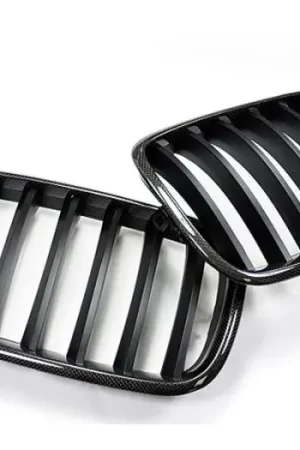 BMW E70 X5 & E71 X6 Carbon Fiber Grilles bmwe70x501 Free Shipping