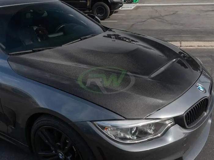 Premium BMW F30/F32 GTS Style Carbon Fiber Hood bmwf30041