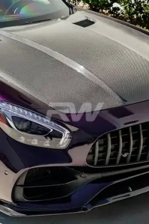 Popular Mercedes C190 R190 RWS Carbon Fiber Hood mercc190011