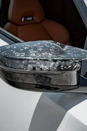 Genuine BMW G8X Forged Carbon Mirror Cap Replacements bmwg87035
