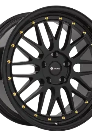 Affordable Vors VR8 5x114.3 20x9.5  +35 All Black Gold Rivet