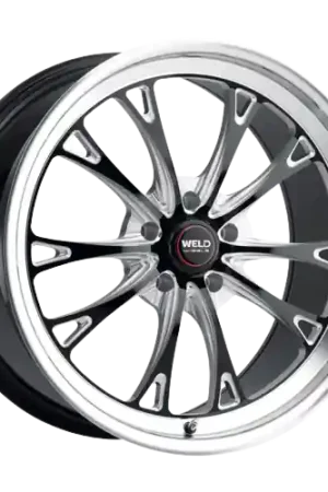 Wholesale WELD Performance Belmont 5x127 20x8 0 Gloss Black/Milled Diamond Cut Lip