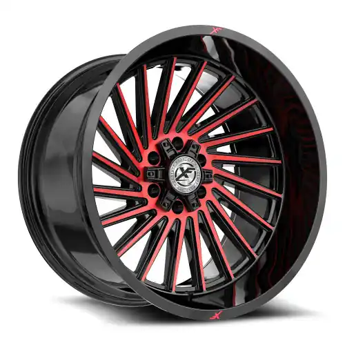 Save Now XF Off-Road XF-239 6x135/6x139.7 20x9 +0 Gloss Black & Red Machined