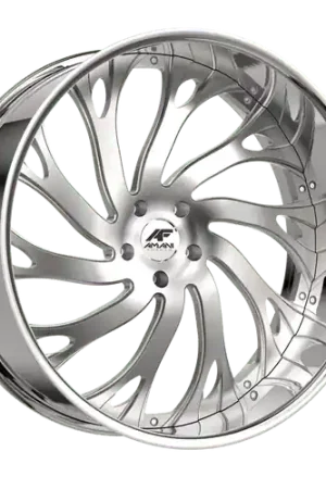 Amani Atlantic 5x127 28x10 +5 Brush Center Chrome Lip Wholesale