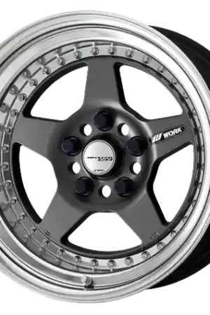 Work Meister Cr01 5x100 15x11+7 O Disk Matte Gunmetal Fresh Stock