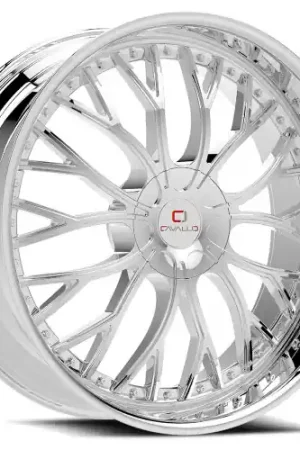 Cavallo CLV-33 5x115/5x120 22x9.5 +15 Nano Chrome Certified
