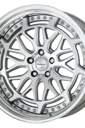 Brand New Work Gran Seeker Dmx 5x100 20x8+31 A Disk Machined Silver Polish