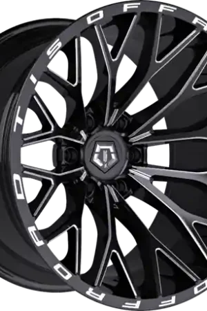 TIS 566BM 6x139.7 20x12 -44 Black w/Milled Accents Seasonal Sale