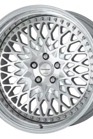 Markdown Work Gran Seeker Ccx 5x108 20x9.5+0 R Disk Machined Silver Polish