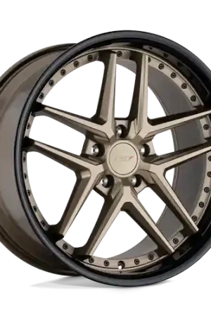 Fan Favorite TSW PREMIO 5X120 20X10 +25 MATTE BRONZE W/ GLOSS BLACK LIP