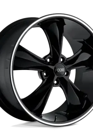 Genuine Foose 1PC F104 LEGEND 5X114.3 20X10 +40 GLOSS BLACK MILLED