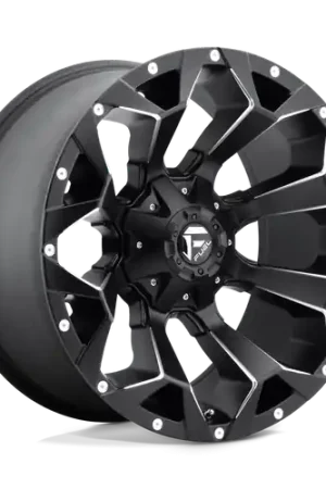 Best Choice Fuel 1PC D546 ASSAULT 6X135/6X139.7 20X9 +1 MATTE BLACK MILLED