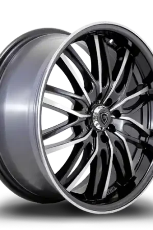 In Demand WHITE DIAMOND W3108 4x100/4x114.3 18x8+35 BLACK / MACHINED