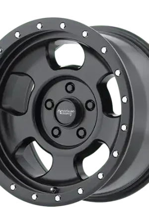 American Racing AR969 ANSEN OFFROAD 5X127 18X9 0 SATIN BLACK W/ SATIN BLACK RING Hot Deal