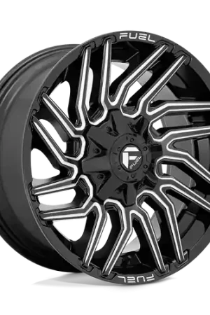 Premium Fuel 1PC D773 TYPHOON 5X139.7/5X150 22X10 -18 GLOSS BLACK MILLED
