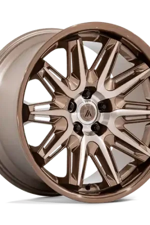 Asanti Black AB047 IMPERATOR 5X112 22x9 +27 BRONZE MACHINED W/ BRONZE LIP Editor’s Pick
