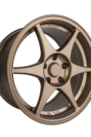 Same Day Shipping Stage Wheels Knight 5x120 17x8 +10 Matte Bronze