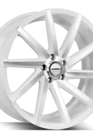 Strada Sega 5x114.3 22x9 +35 White Machined Handmade