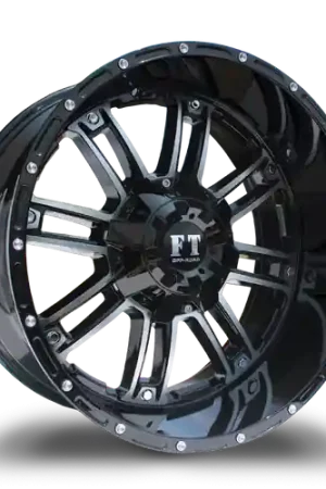 Hot Deal FULL THROTTLE FT8034 5x127/5x135 20x10-24 BLACK  / MACHINED