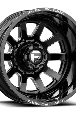 Mega Sale Fuel Mono DE09 FF09D 10X225 20X8.25 -202 MATTE BLACK MILLED
