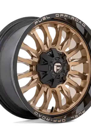 Low Price Fuel 1PC D797 ARC 8X165.1 20X10 -18 PLATINUM BRONZE WITH BLACK LIP