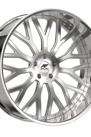Latest Amani Sorleno 6x135/6x139.7 28x9 +15 Brush Center Chrome Lip