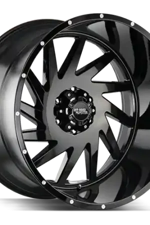Off Road Monster M12 5x127/5x139.7 20x14-76 Flat Black Weekend Sale