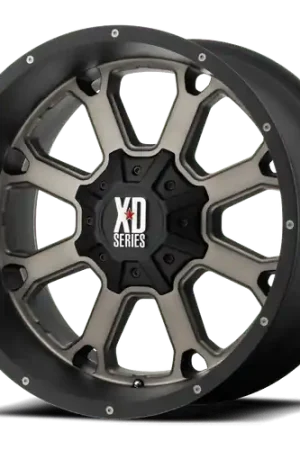 XD XD825 BUCK 25 8X165.1 20X12 -44 MATTE BLACK DARK TINT One Day Deal