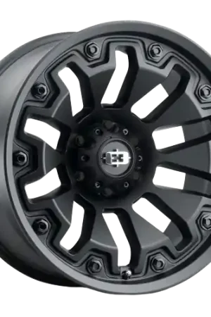 Reduced Price Vision Off-Road 362 Armor 6x135 18x9+12 Satin Black with Black Bolt Inserts