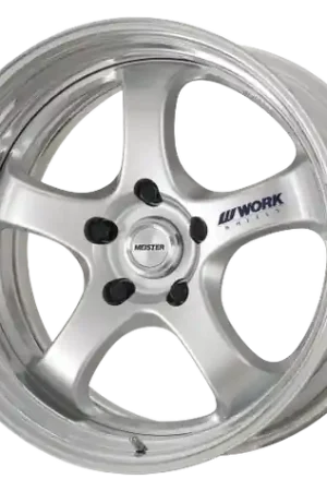 Work Meister S1R 4x100 16x6.5+38 O Disk Feinheit Silver II Free Returns