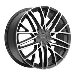 Motiv 437MB 5X112/5X115 22x9 +40 Gloss Black Machined Face Holiday Sale