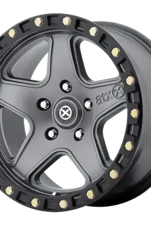 In Demand ATX Series AX194 RAVINE 6X139.7 20X10 -24 MATTE GRAY W/ BLACK RING