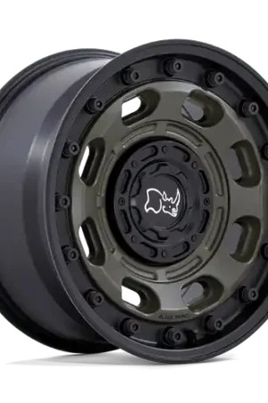 Hot Picks Black Rhino ATLAS 5X114.3/5X127 17X8 +38 OLIVE DRAB GREEN WITH BLACK LIP