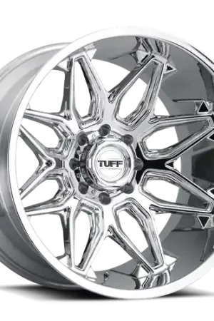 Tuff T3B 8X170 20X12 -45 CHROME Last Chance