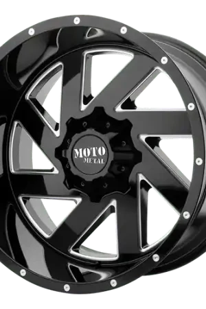 Price Cut Moto Metal MO988 MELEE 6X114.3/6X139.7 20X9 +18 GLOSS BLACK MILLED