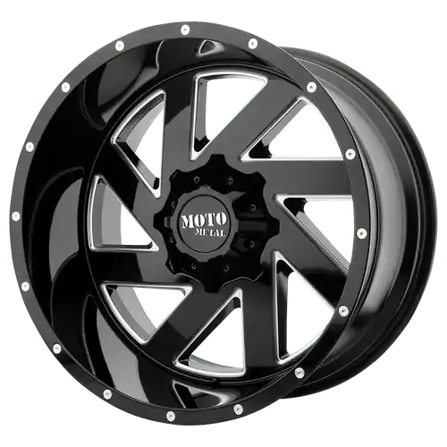 Price Cut Moto Metal MO988 MELEE 6X114.3/6X139.7 20X9 +18 GLOSS BLACK MILLED