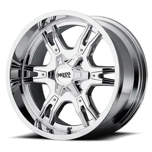 Moto Metal MO969 6X139.7 18X10 -24 CHROME WITH RED AND BLACK ACCENTS In Demand