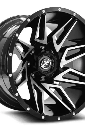 Money Back Guarantee XF Off-Road XF-218 5x127/5x139.7 20x10 -24 Gloss Black & Machined