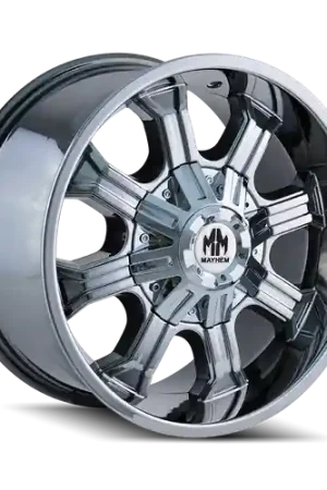 Mayhem Beast 8102 8x180 20x9+0 Chrome Free Returns