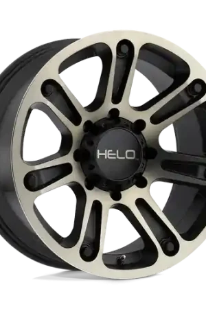 Helo HE904 8X170 18X9 +0 SATIN BLACK MACHINED DARK TINT Bargain