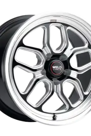 Place Order WELD Performance Laguna Drag 5x120 17x10 +45 Gloss Black/Milled Diamond Cut Lip
