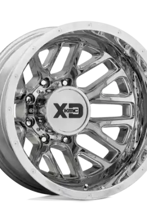 XD XD843 GRENADE DUALLY 8X200 17X6.5 -140 CHROME - REAR Fan Favorite