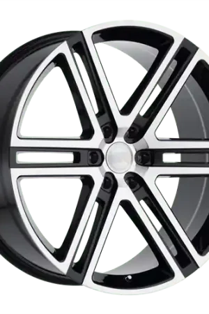 Black Rhino TIMBVATI 6X139.7 24X10 +20 GLOSS BLACK W/ MIRROR CUT FACE Trusted Brand