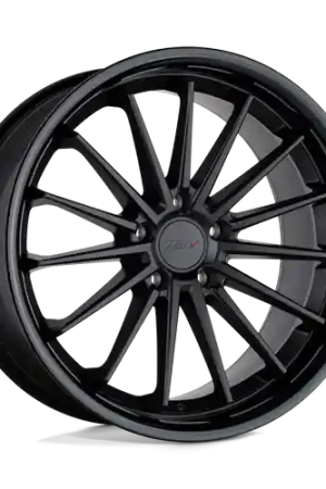 Direct From Manufacturer TSW MARINA 5X114.3 19X8.5 +20 MATTE BLACK W/ GLOSS BLACK LIP