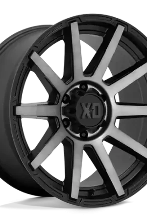 XD XD847 OUTBREAK 5X114.3 17X8 +35 SATIN BLACK WITH GRAY TINT Super Sale