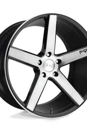 Niche 1PC M124 MILAN 5X114.3 17X8 +40 GLOSS BLACK BRUSHED Special Discount