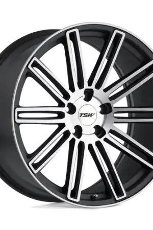 Best Choice TSW CROWTHORNE 5X120 19X8.5 +40 MATTE GUNMETAL W/ MATTE MACHINE FACE