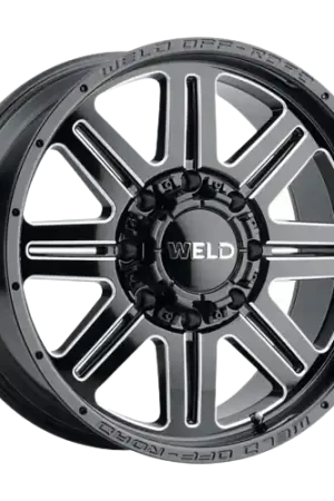 WELD Off-Road Chasm 5x127 22x14 -70 Gloss Black/Milled Windows Hot Deal
